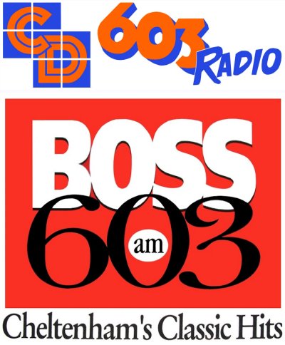 CD603 and Boss 603 AM Cheltenham's Classic Hits logos